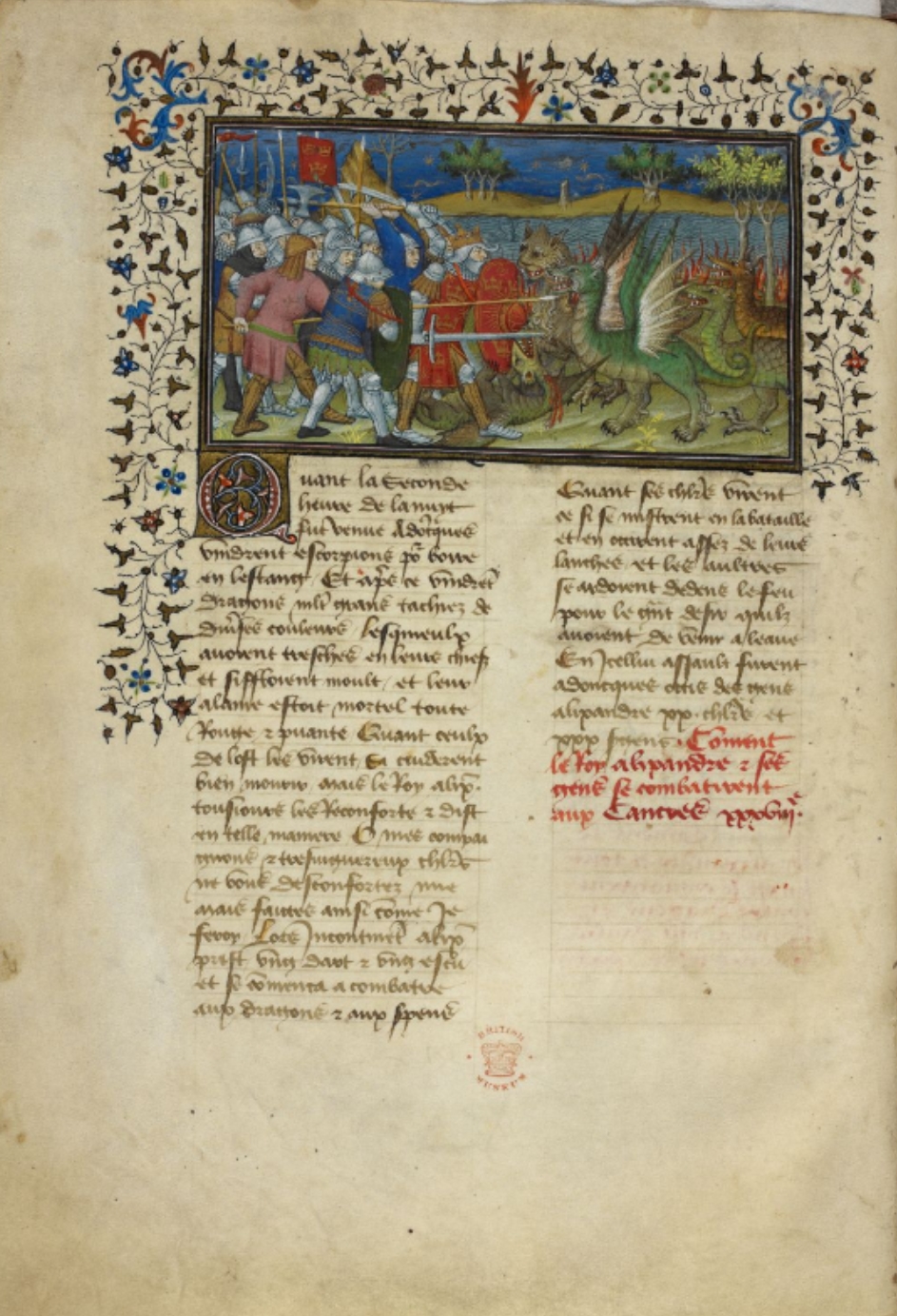 Sample page - British Library Royal MS 20 B XX