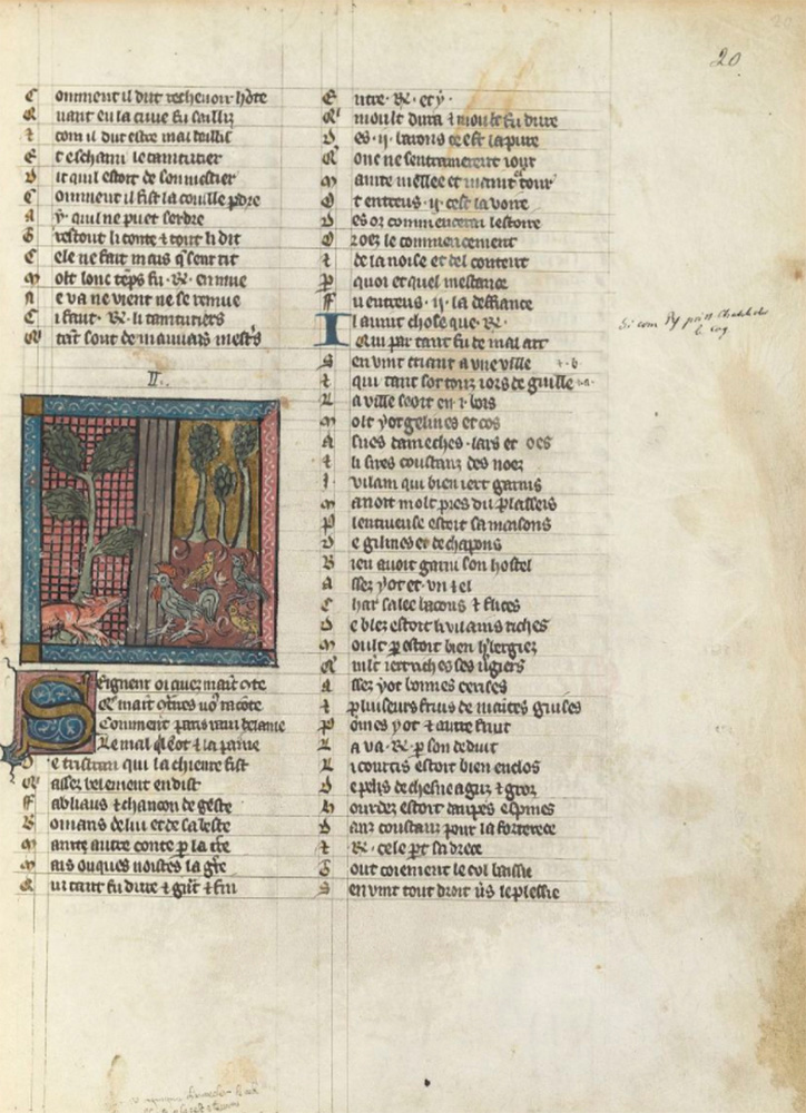 Sample page - Bibliothèque Nationale de France fr. 1580