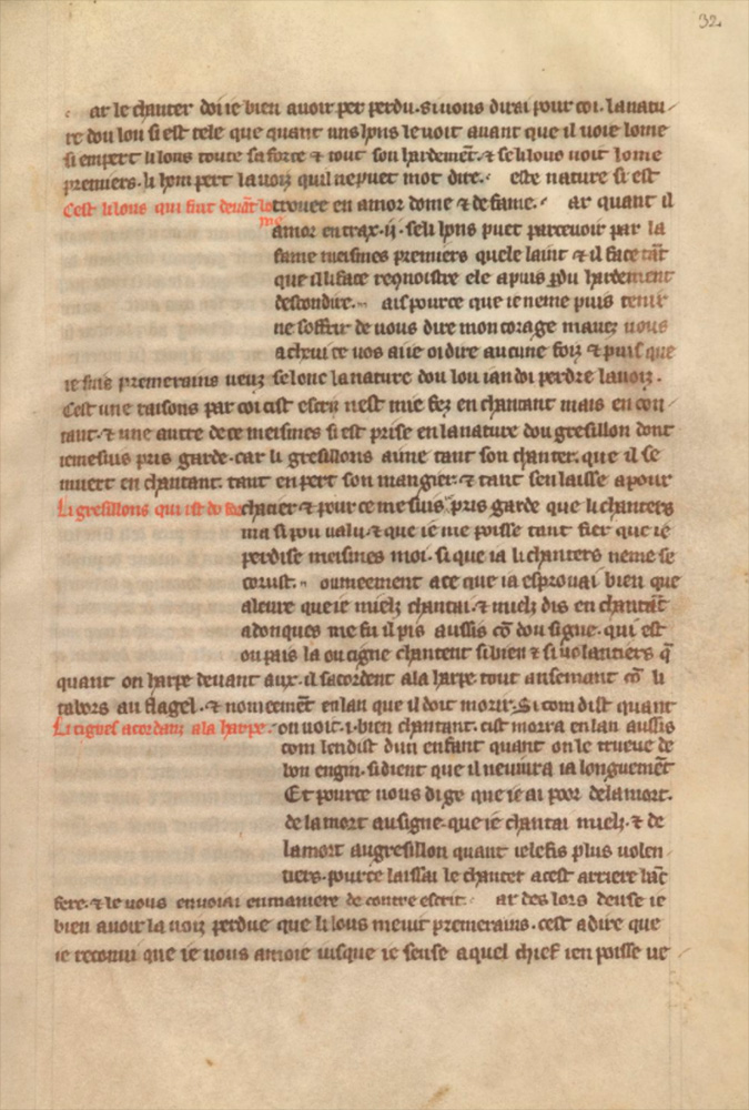 Sample page - Bibliothéque Nationale de France fr. 12786