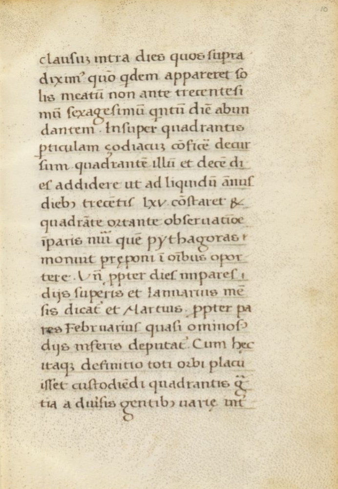 Sample page - Houghton Library MS Lat 274