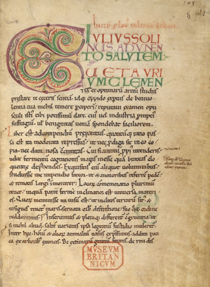 Sample page - British Library Cotton MS Vespasian B XXV