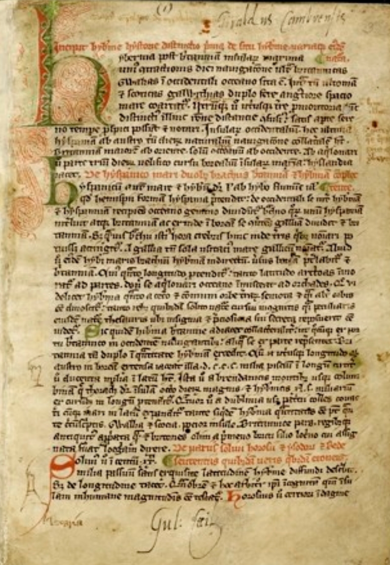 Sample page - British Library Harley MS 4003