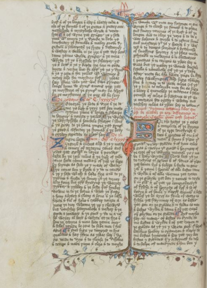 Sample page - British Library Harley MS 4789 