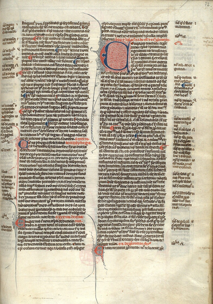 Sample page - Bibliothèque Mazarine Ms 3578