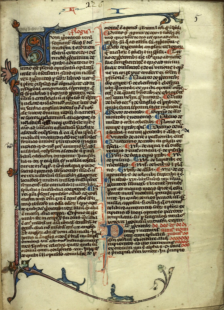 Sample page - Bibliothèque Municipale de Cambrai MS 945