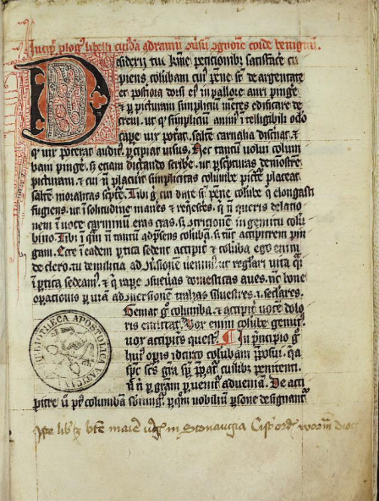 Sample page - Biblioteca Apostolica Vaticana Pal. lat. 1064
