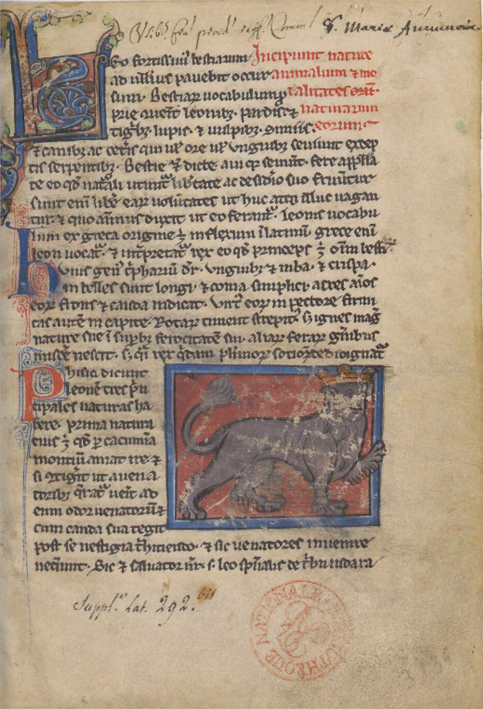 Sample page - Bibliothèque Nationale de France lat. 11207