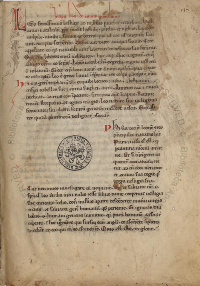 Sample page - Biblioteca Apostolica Vaticana Vat.lat.2770