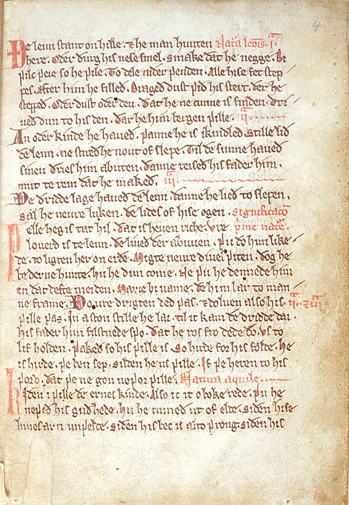 Sample page - British Library Arundel MS 292
