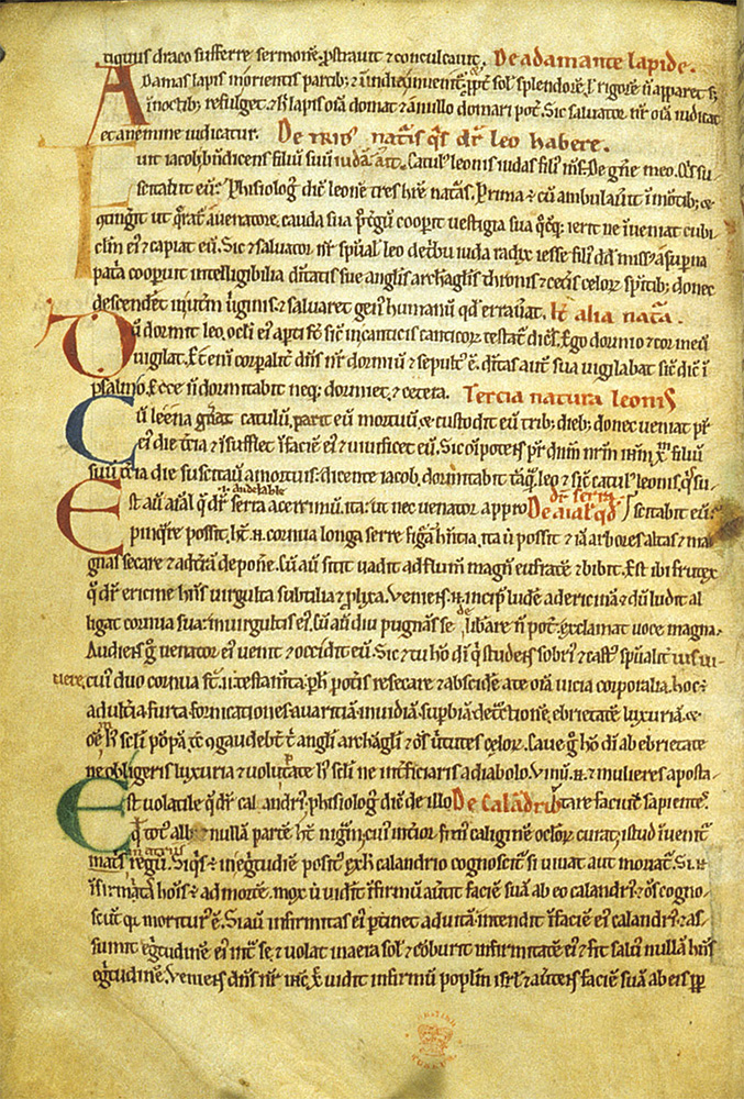 Sample page - British Library Royal MS 06 A XI 