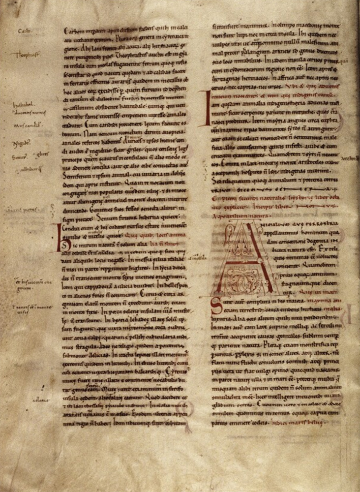Sample page - Bodleian Library MS. Auct. T. 1. 27