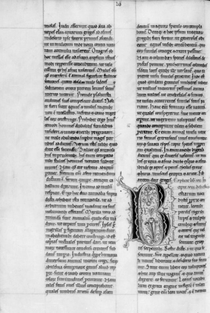 Sample page - Bibliothèque Nationale de France lat. 11684