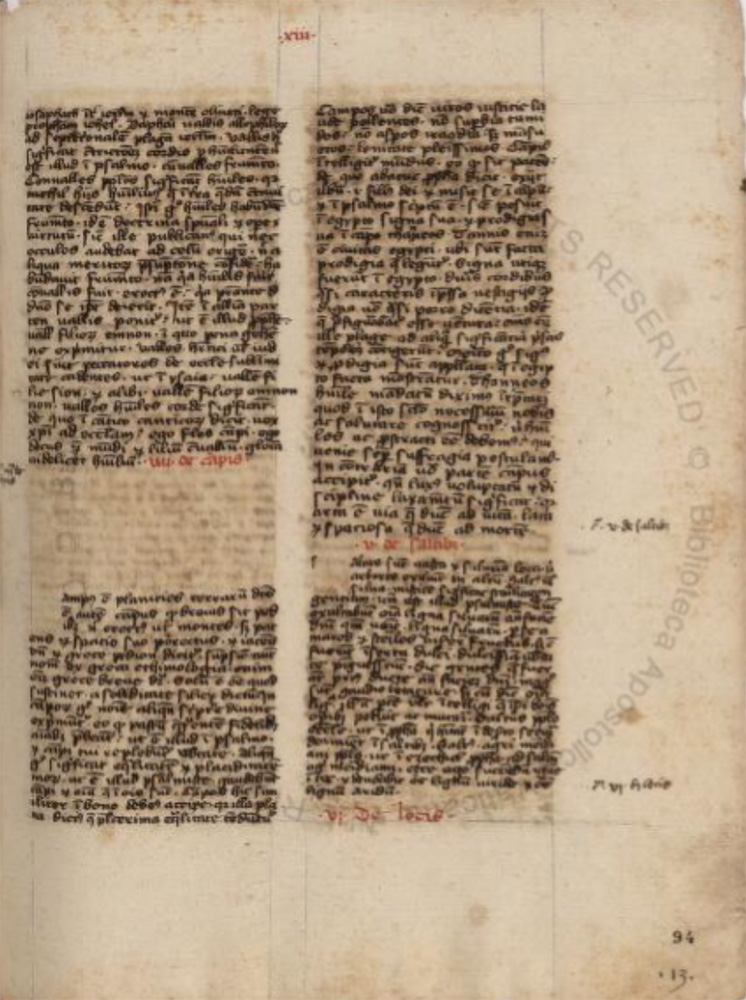 Sample page - Biblioteca Apostolica Vaticana Reg.lat.391