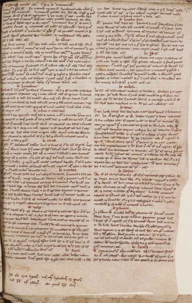 Sample page - Bibliothèque patrimoniale d'Avranches Ms. 28