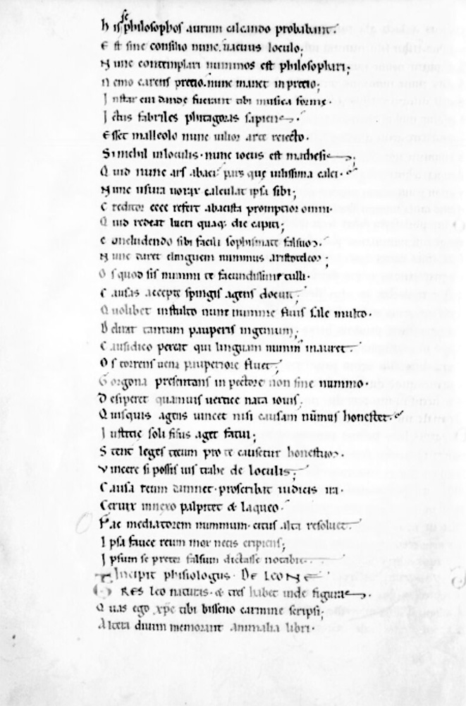 Sample page - Bibliothèque Nationale de France lat. 5129