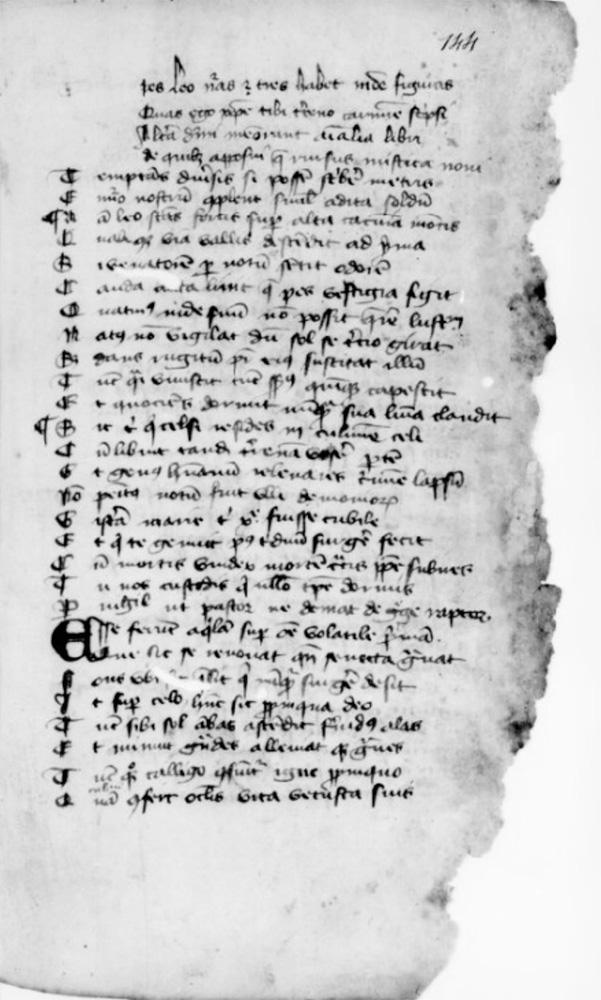 Sample page - Bibliothèque Nationale de France lat. 8321
