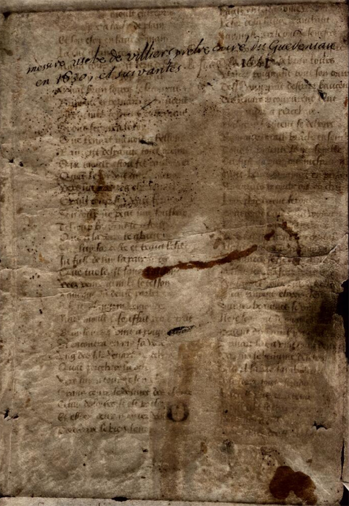 Sample page - Archives départementales de Maine-et-Loire F(3) 6/1