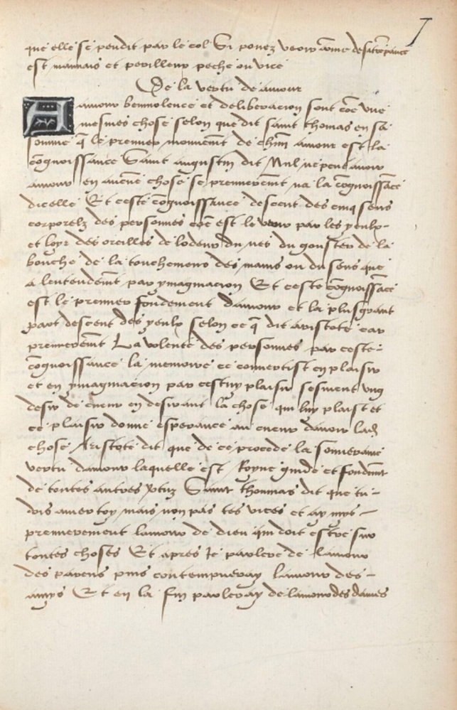 Sample page - Bibliothèque Nationale de France fr. 01892