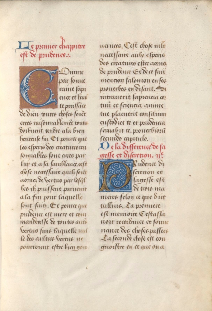 Sample page - Bibliothèque de l'Arsenal Ms-2676
