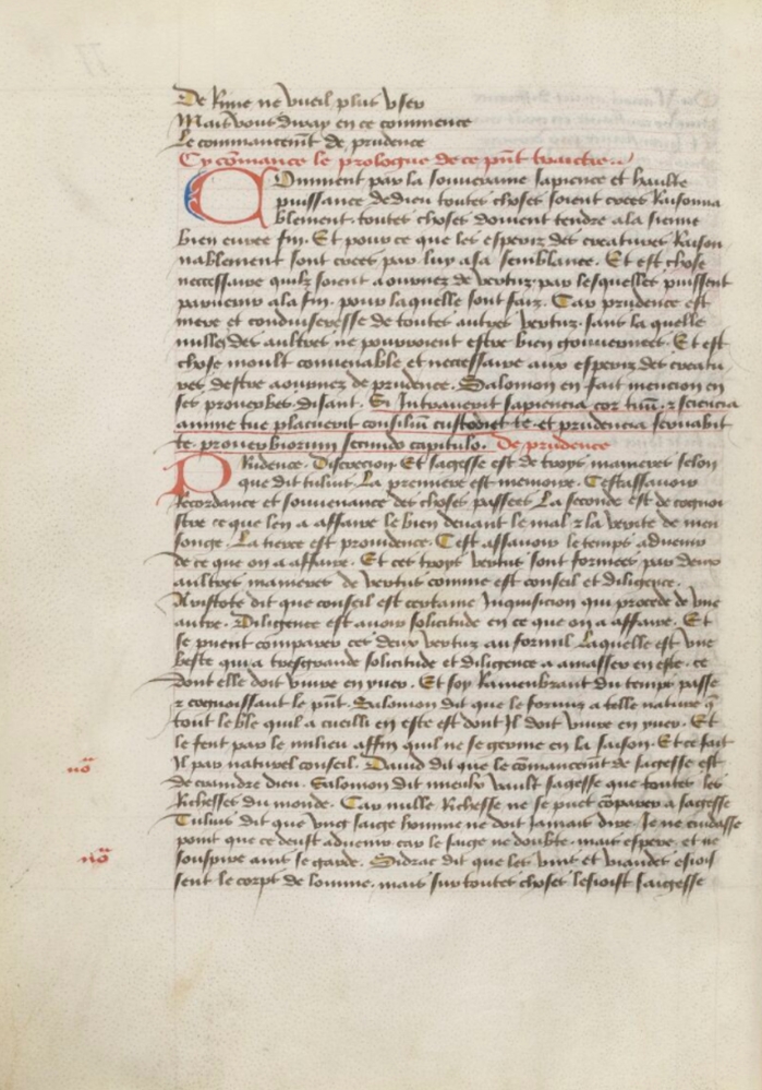 Sample page - Bibliothèque Nationale de France  fr. 572