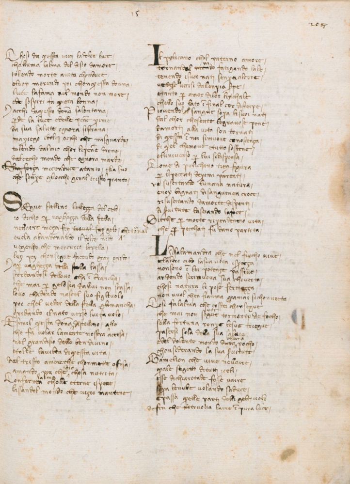 Sample page - Biblioteca Medicea Laurenziana Plut.41.39