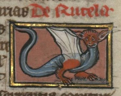 Rutela serpent with wings