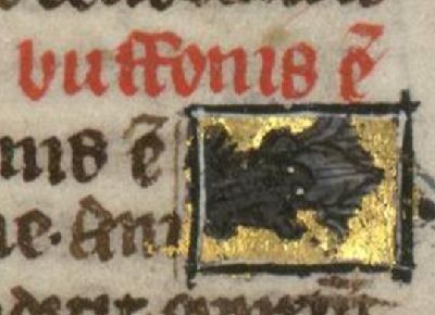 Botrax as a black smudge with eyes