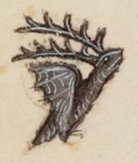 Stag-beetle with the horns of a stag