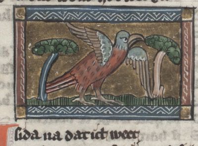 Isida with wings spread