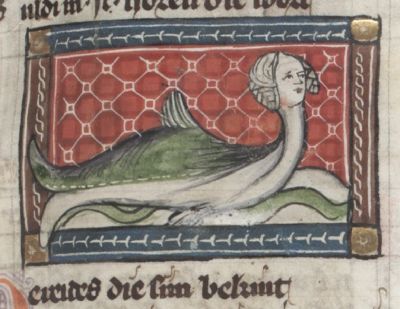 Nereid, fish with a woman's head